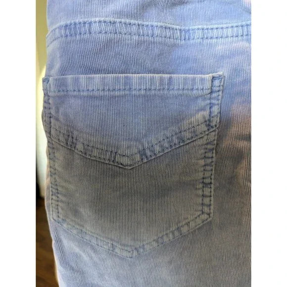 Free People Pull On Corduroy Flare Pants Size 25 Lavender Purple - Picture 6 of 7